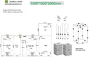 BudBox PRO XL Plus HL Grow Tent -WHITE (150x150x220cm)