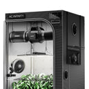AC Infinity AC-PKB33 AI Grow Tent System 90 x 90 cm, Integrated Controls with Dynamic AI, 3-Plant Kit