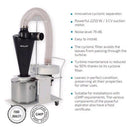 NEW - MASTERTRIMMER - TRIM FILTER LEAF COLLECTOR - MT TUMBLER 500 (food grade gmp)
