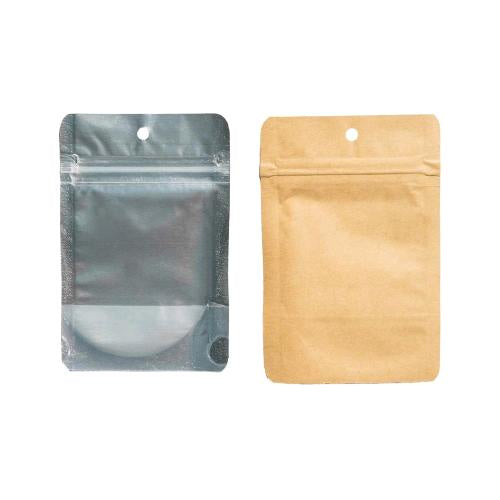 QNUBU - ZIP BAGS- DOYPACK SMELL PROOF KRAFT - 50PZ 7G