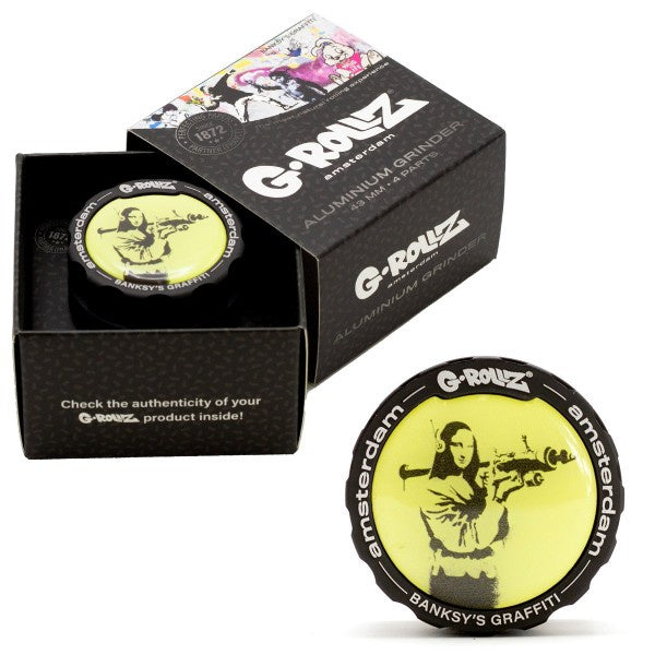 G-Rollz | Banksy Graffiti 'Mona Launcher' 4part Grinder