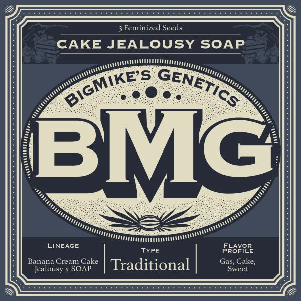 Big Mike's Genetics - Cake Jealousy SOAP (Pack of 4)