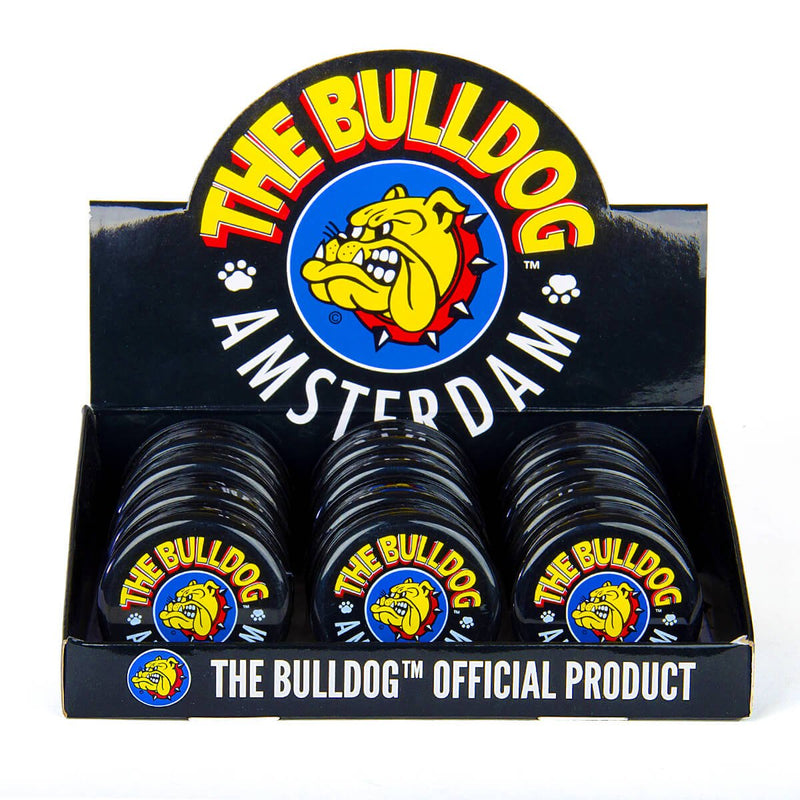The Bulldog Original Black Plastic Grinder 3 Parts – 60mm