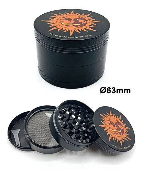 Barney's Farm - Grinders - Metal - Black 63mm