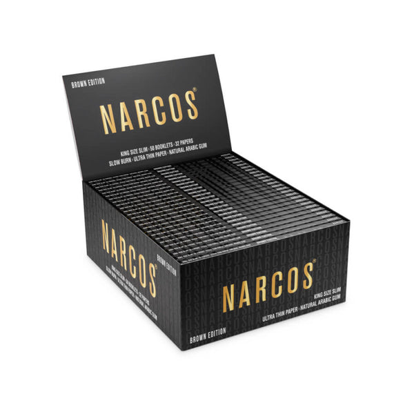 Narcos Brown Edition King Size Slim Rolling Papers