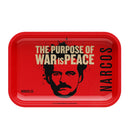 Narcos Metal Rolling Tray Red Medium 19x29cm