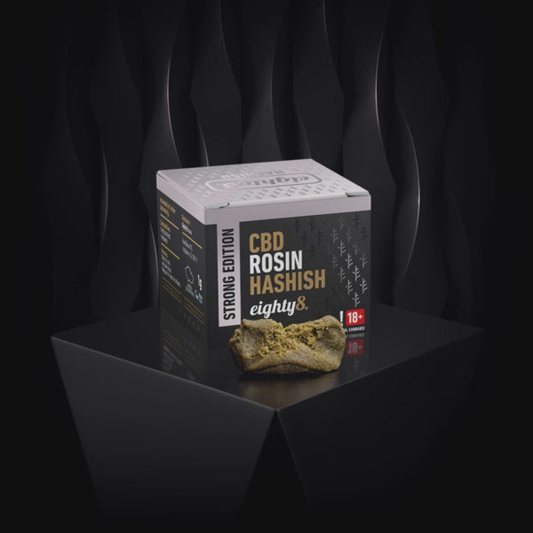 Eighty8 CBD Hashish Rosin Hash