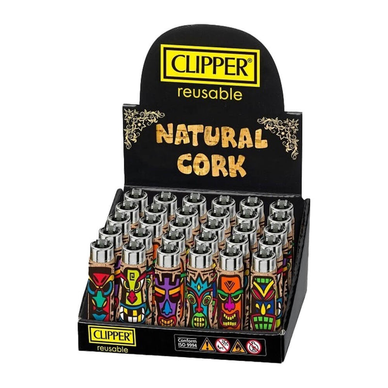 Clipper Cork Lighters Angry Tikis