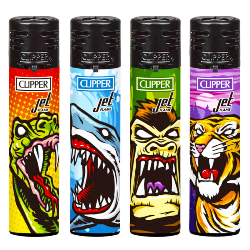 Clipper Lighters Jet Flame Horror Zoo