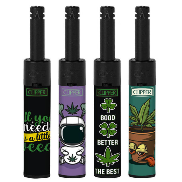 Clipper Mini Tube Lighters Little Weed