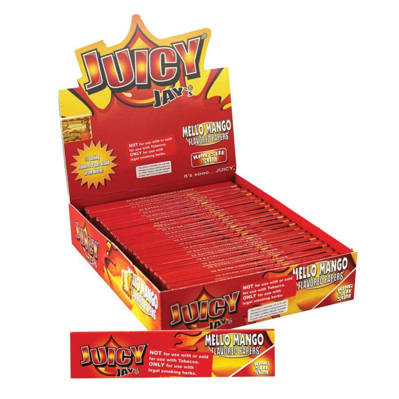 Juicy Jay kingsize Mello Mango rolling papers