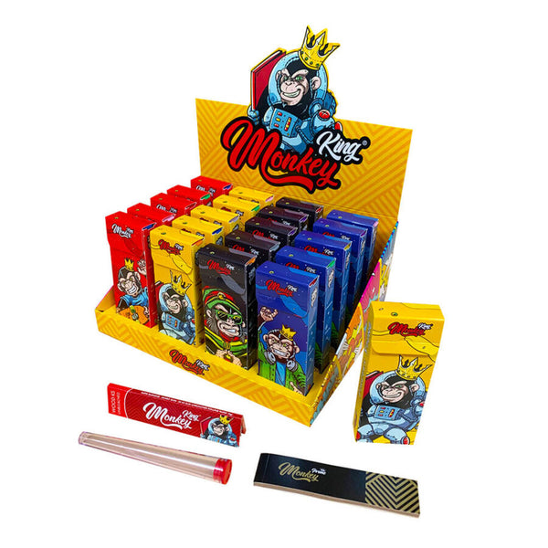 Monkey King Smokers Kit Rolling Papers + Tips + Tube