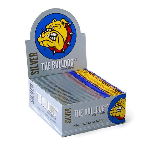 The Bulldog Original Silver King Size Slim Rolling Papers