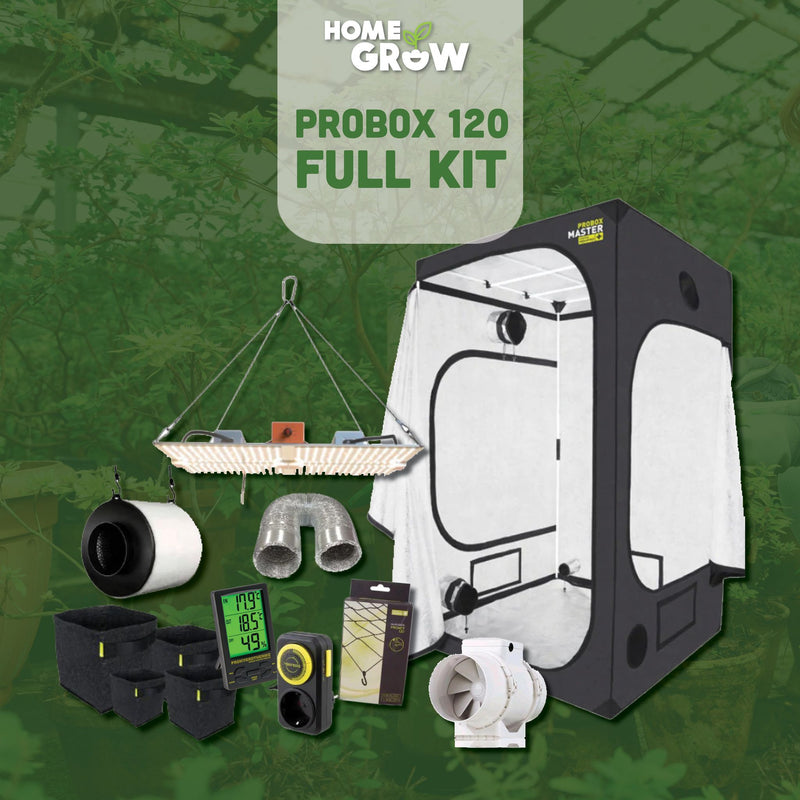 Complete Indoor Grow Kit With Tent (120x120x200cm), 440W LED, Fan Kit and Accessories