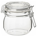 KORKEN JAR WITH LID, CLEAR GLASS - 0.5 L